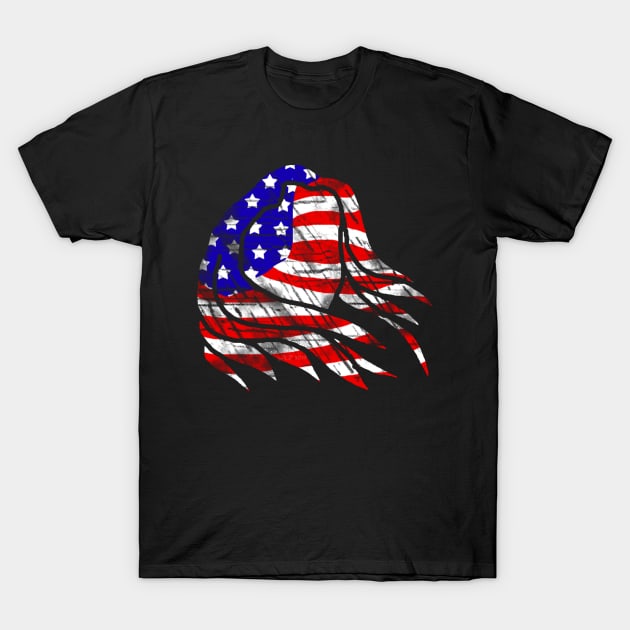 American Woman T-Shirt by Not Meow Designs 